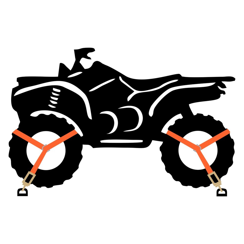 SUPERCLAMP ATV/UTV Tie Down 5200 lbs