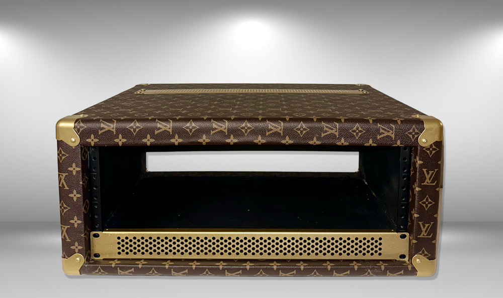 1U Solid Rack Panel – Copper Vein– 19” Steel Cover