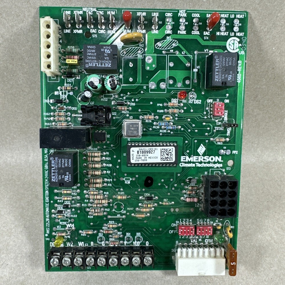 TESTED 🔥 WHITE RODGERS B1809927 / 50V51-289-01 INTEGRATED FAN CONTROL (F109