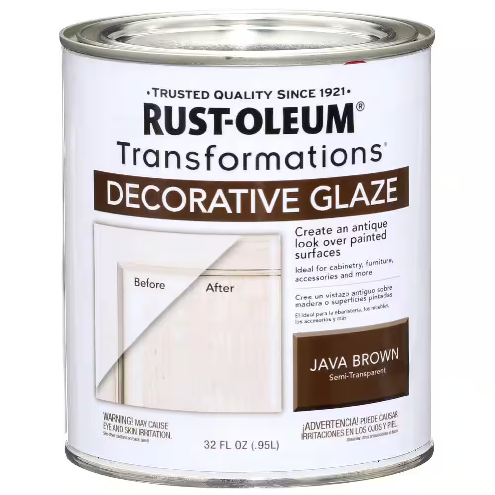 1-Qt. Java Brown Cabinet Decorative Glaze (Case of 2)