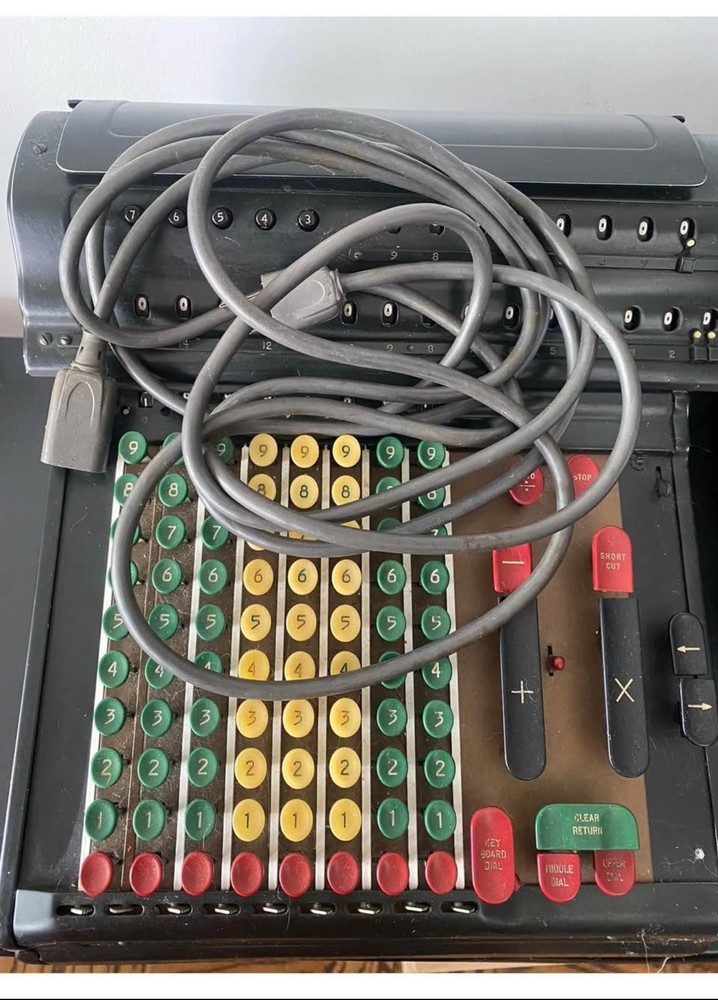 Vintage Marchant Adding Machine