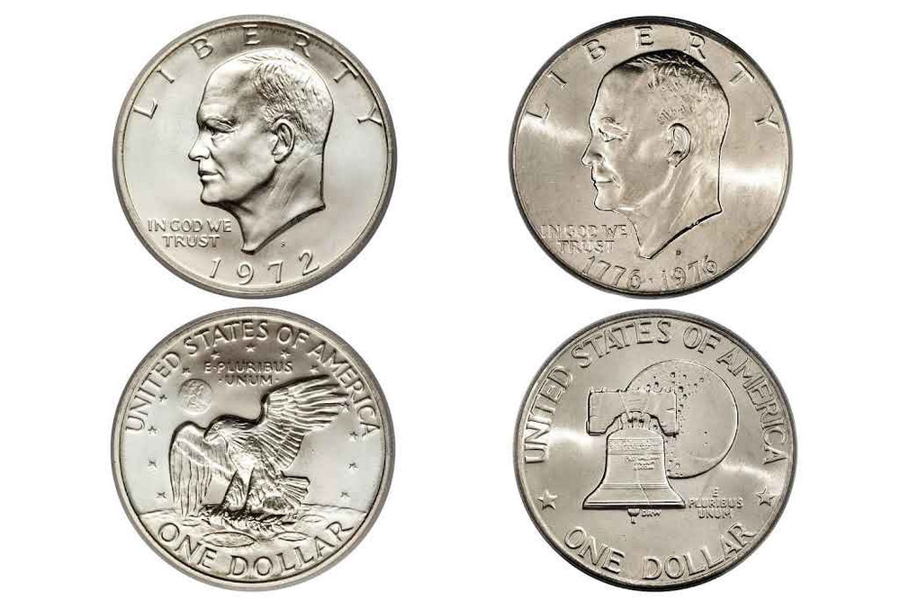 Eisenhower dollar clad-Random date