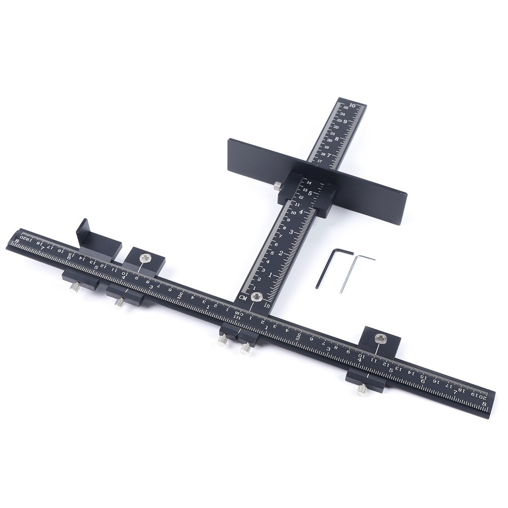 Cabinet Hardware Install Jig Tool Drawer Pull Handle Punch Locator Drill Guide