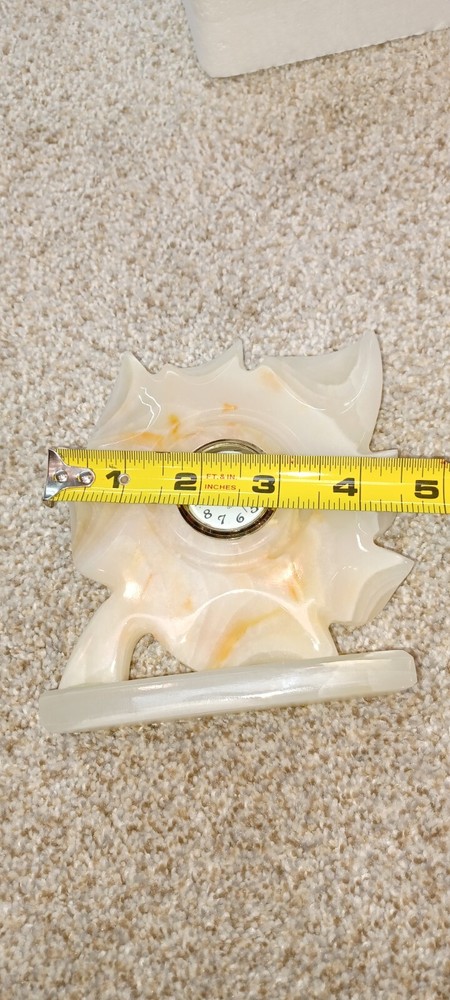 Handmade Onyx Leave Clock