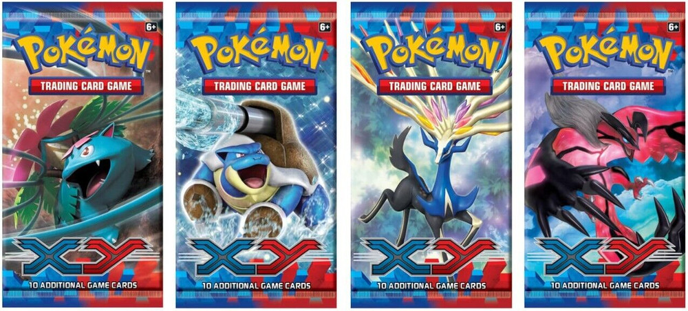 ☘️🔥💧⚡️ XY Base Set | 100% Authentic Empty Booster Pack⚡️💧🔥☘️ No Pokemon Card