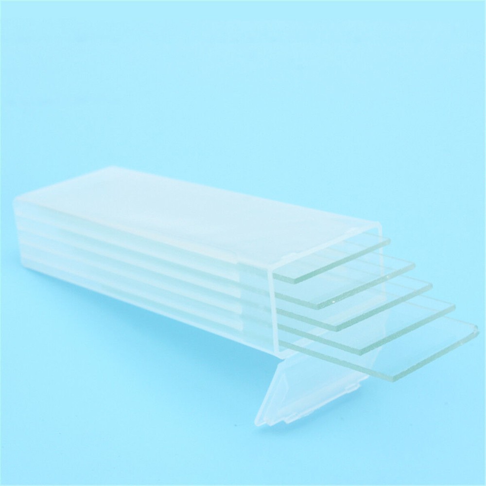 5PCS Concave Cavity Glass Coverslips Microscope Slides Thickness 1mm Lab Tools