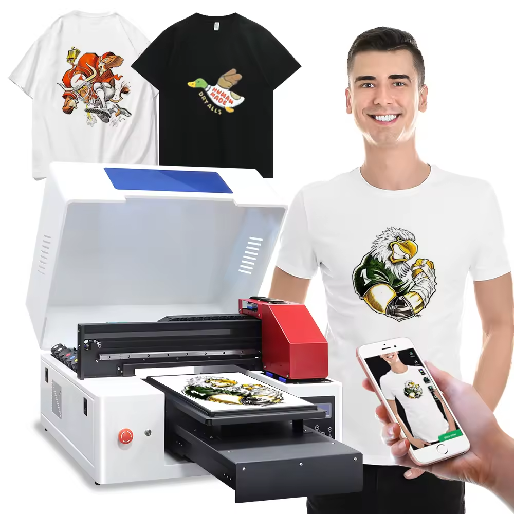 Exclusive Bundle Price Refine Full Color RF-TS2 A3 DTG Printer USA Tech Support