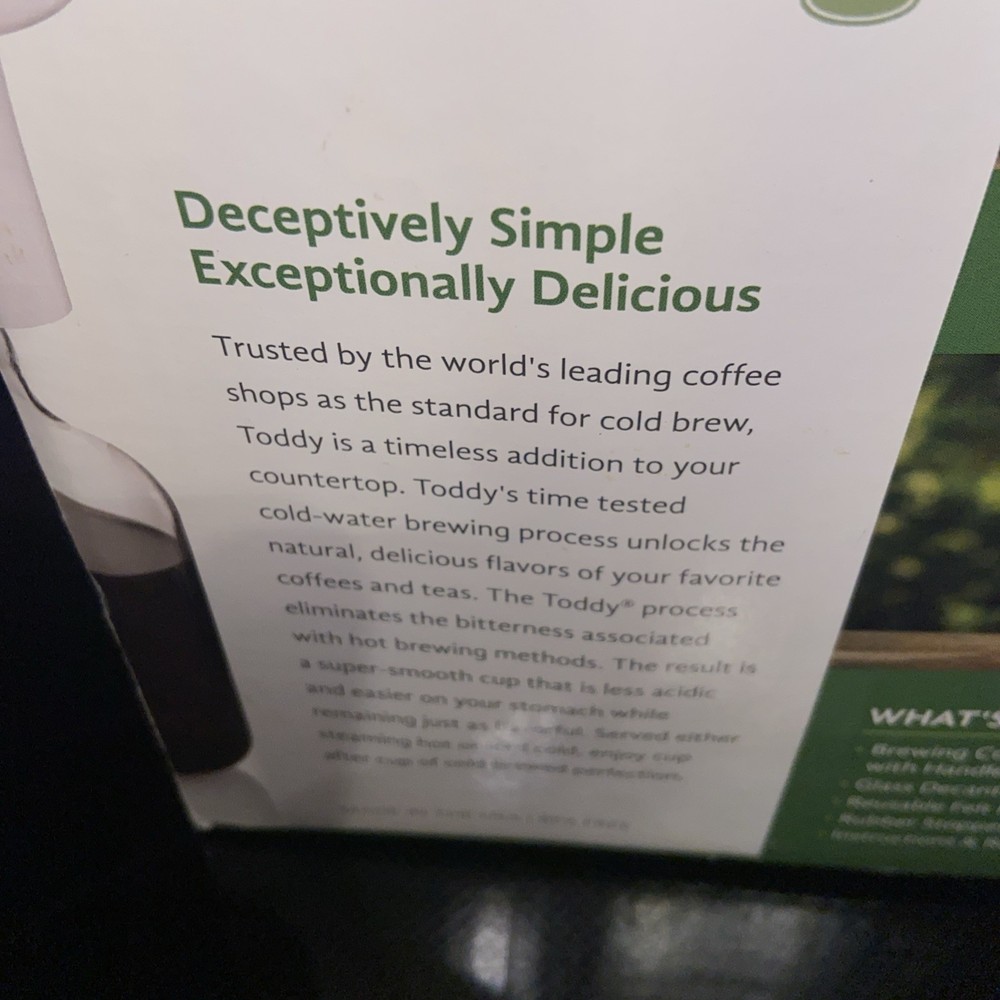 Toddy Cold Brew System THM