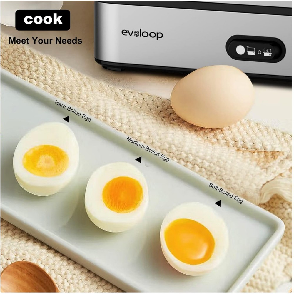 Convenient Rapid Egg Cooker with Accessories