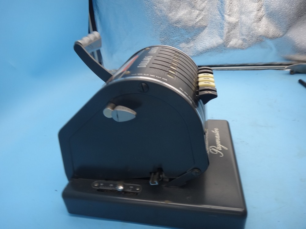 PayMaster X-900 Vintage Check Printer Secure Writer INV D1210
