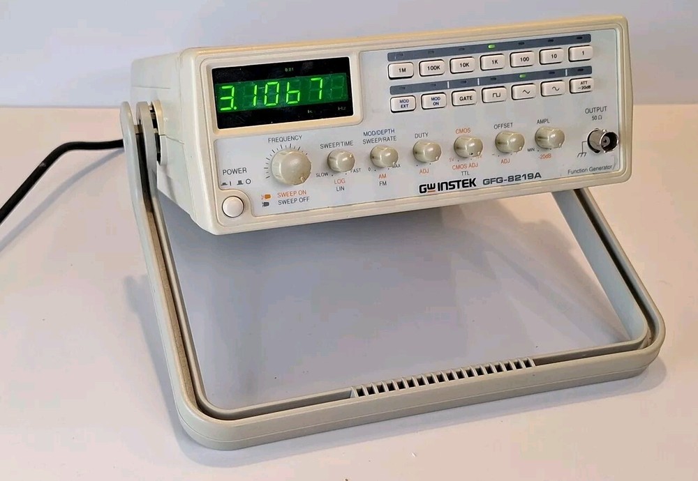 GW INSTEK GFG-8219A Function Generator | 3MHz | 6-Digits | Analog  (READ)