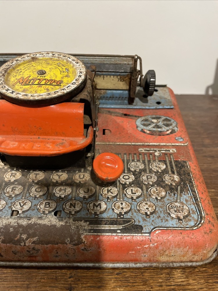 Mettype Tin Plate Typewriter
