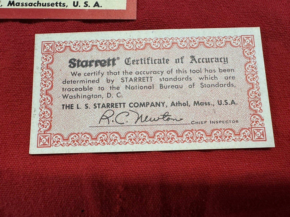 Starrett Depth Micrometer, No.445B-6RL 0”-6” Range *Unused?*