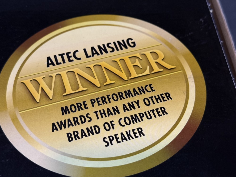 1999 ALTEC Lansing 3 piece computer speaker system ACS 33 POWERCUBE