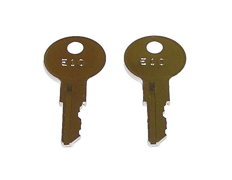 2 - E10 Electrical Selector Switch Keys fit Square D Keyed Switches
