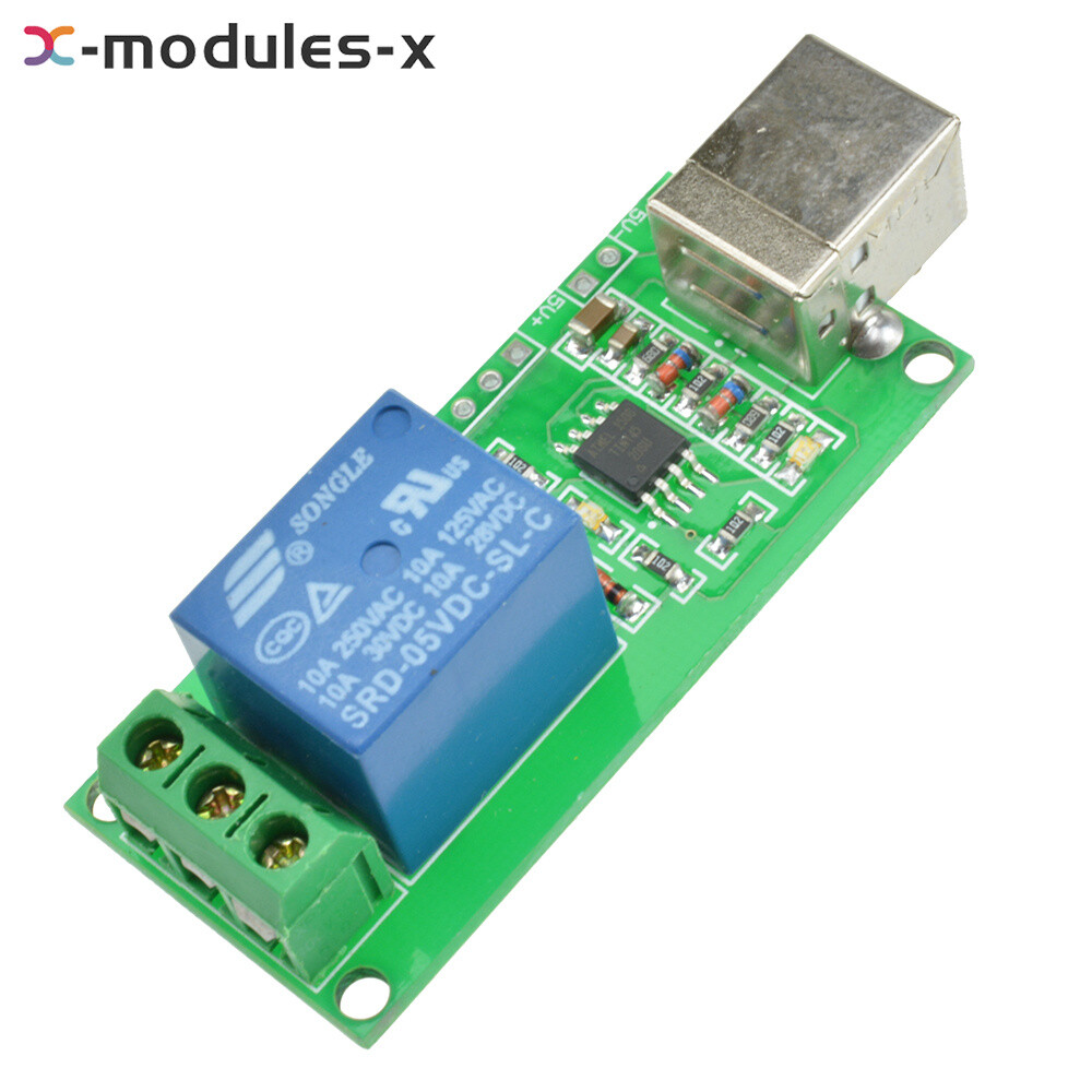 5/12V USB Relay 1/2/4/8CH Programmable Computer Control Relay For Smart Home New