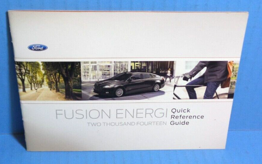14 2014 Ford Fusion Energi owners manual reference guide