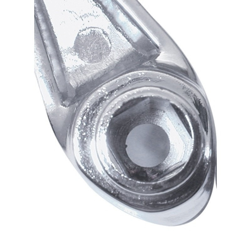 Chrome Crystal Diamond Window Cranks with Square Adapter in Clear