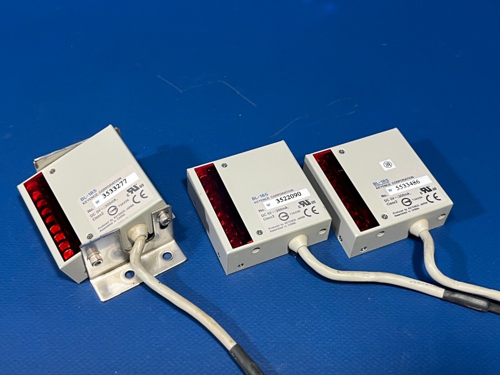 KEYENCE BL-185 BARCODE READER /SCANNER LOT OF 3