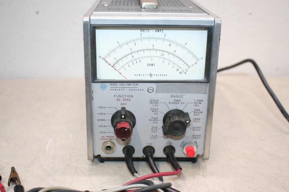 HP 410C Voltmeter Powers On-Untested