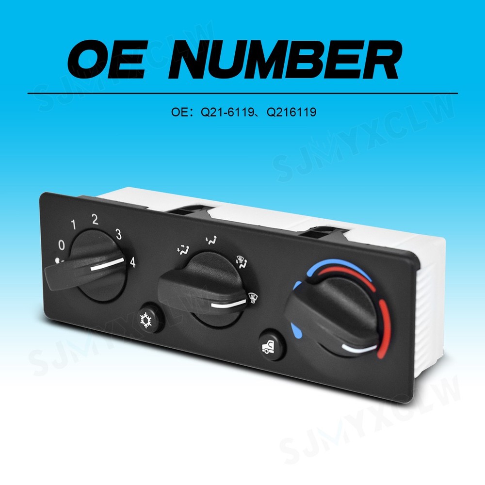 A/C Climate Control Module Panel Q21-6119 For Peterbilt 337