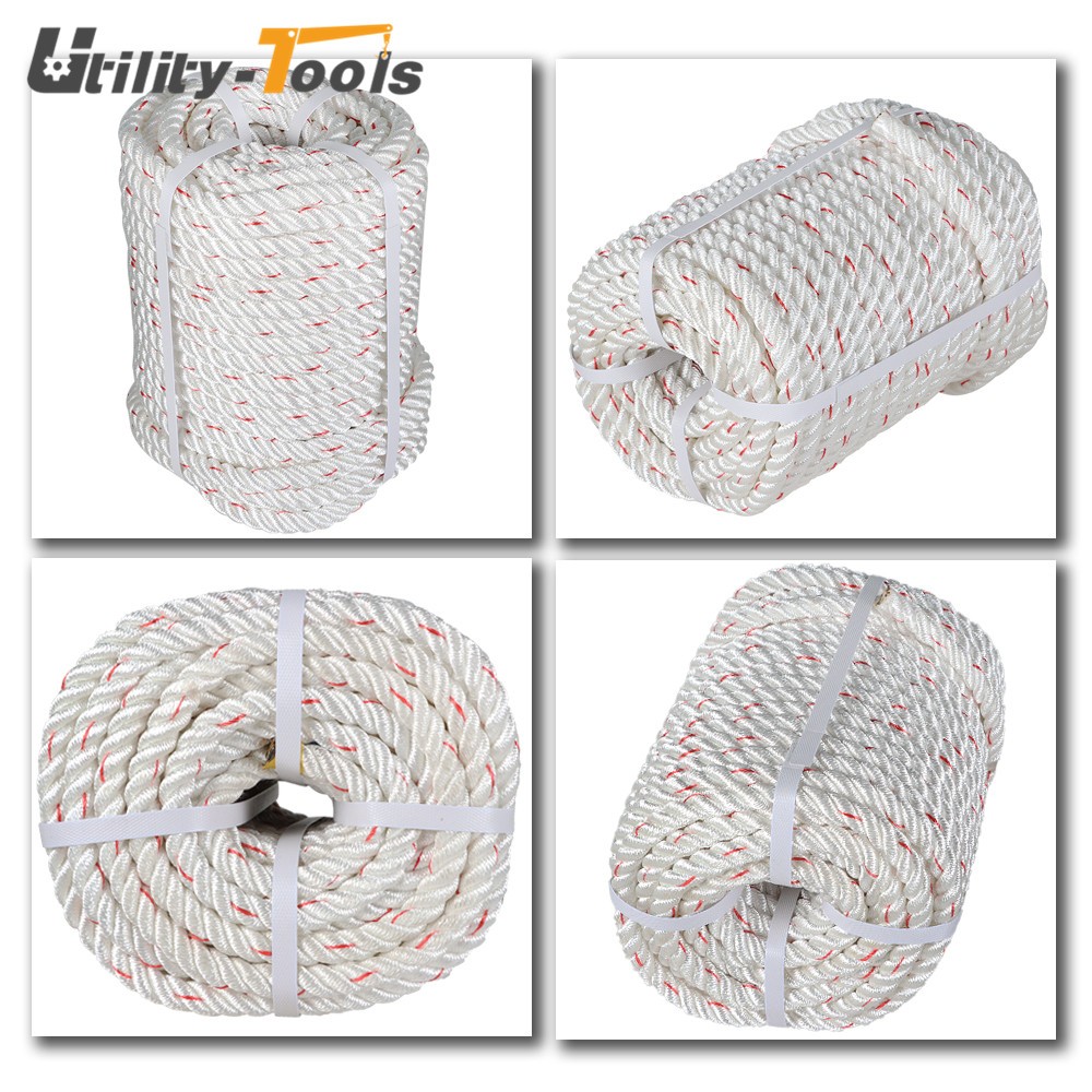 5/8" x 150' Double Braid Polyester Rope Pulling Rope 8600LBS Load Sailing Rope