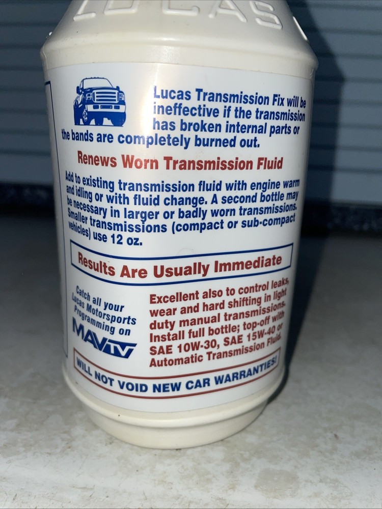 Lucas Transmission Fix
