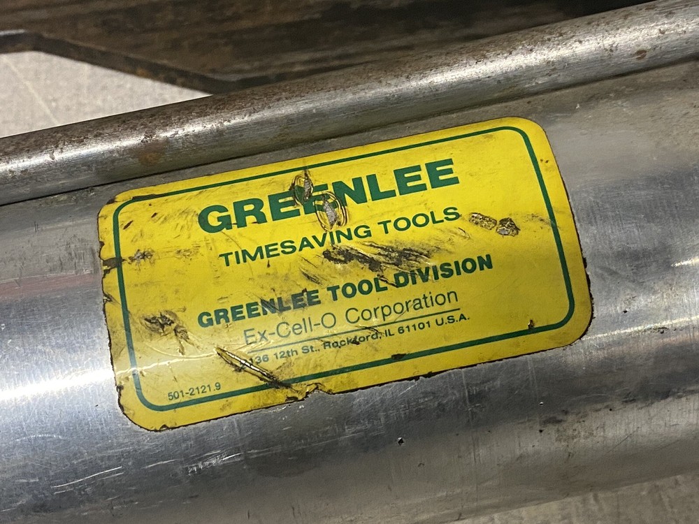 GREENLEE HYDRAULIC CYLINDER RAM BENDER