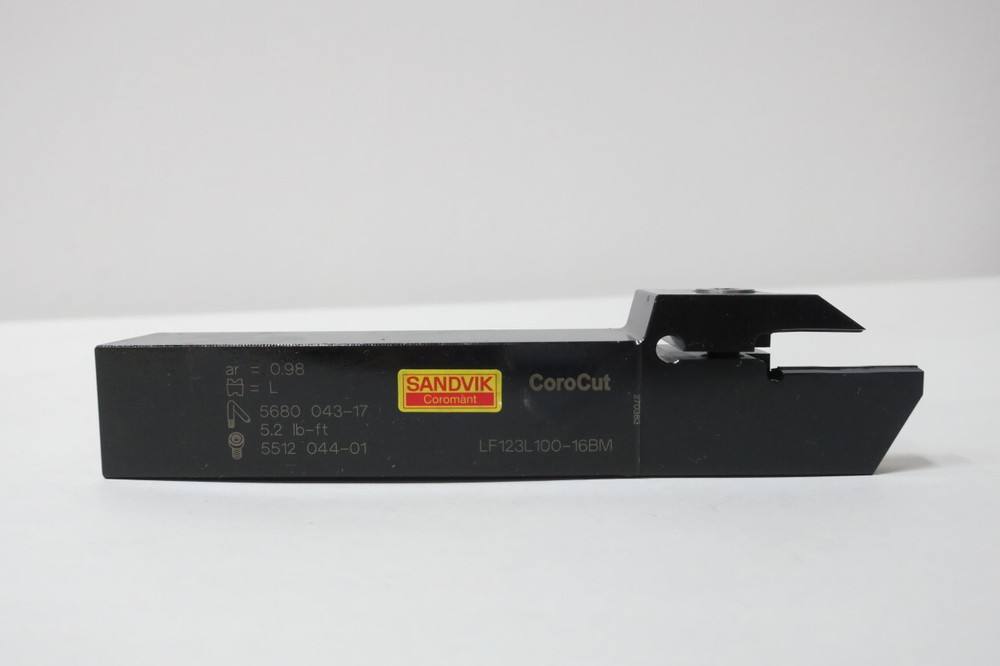 Sandvik LF123L100-16BM Grooving Tool Holder