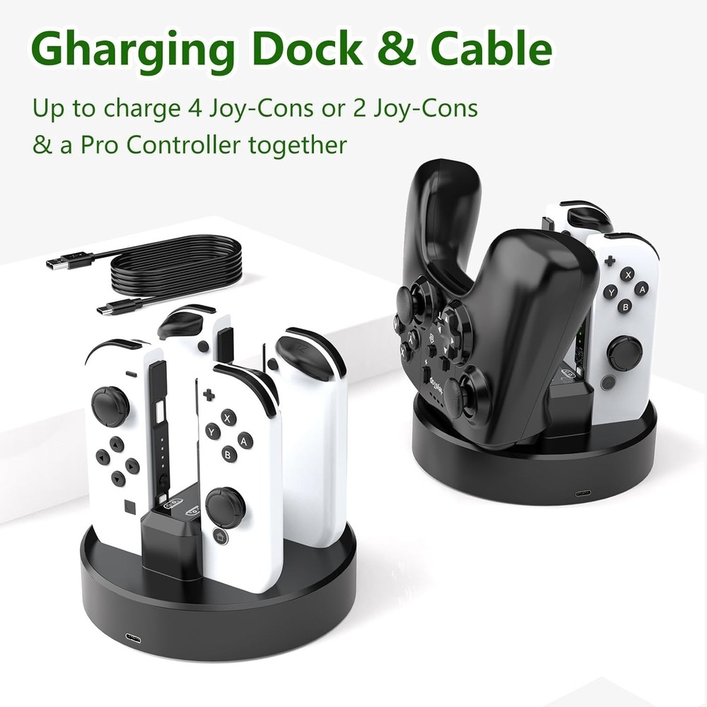 27 in 1 Upgraded Switch OLED Accessories, Switch Accessory Bundle Kit For Gift,o