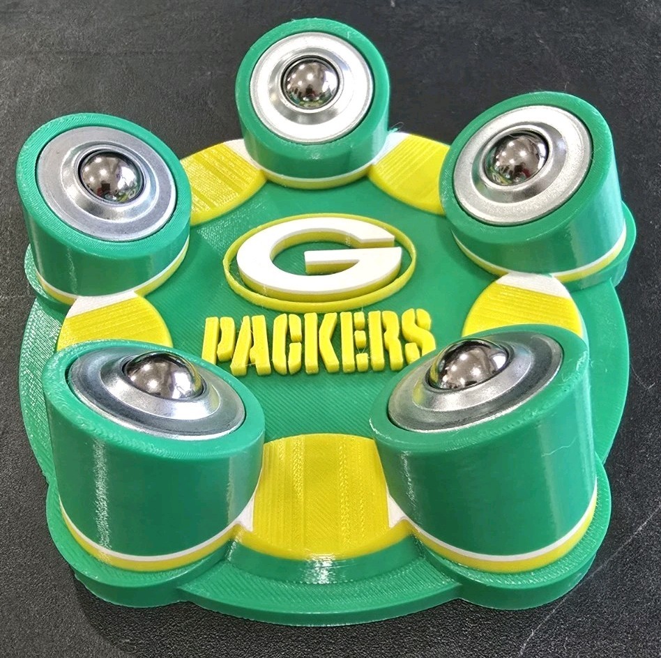 Bowling Ball Spinner - Custom - Packers