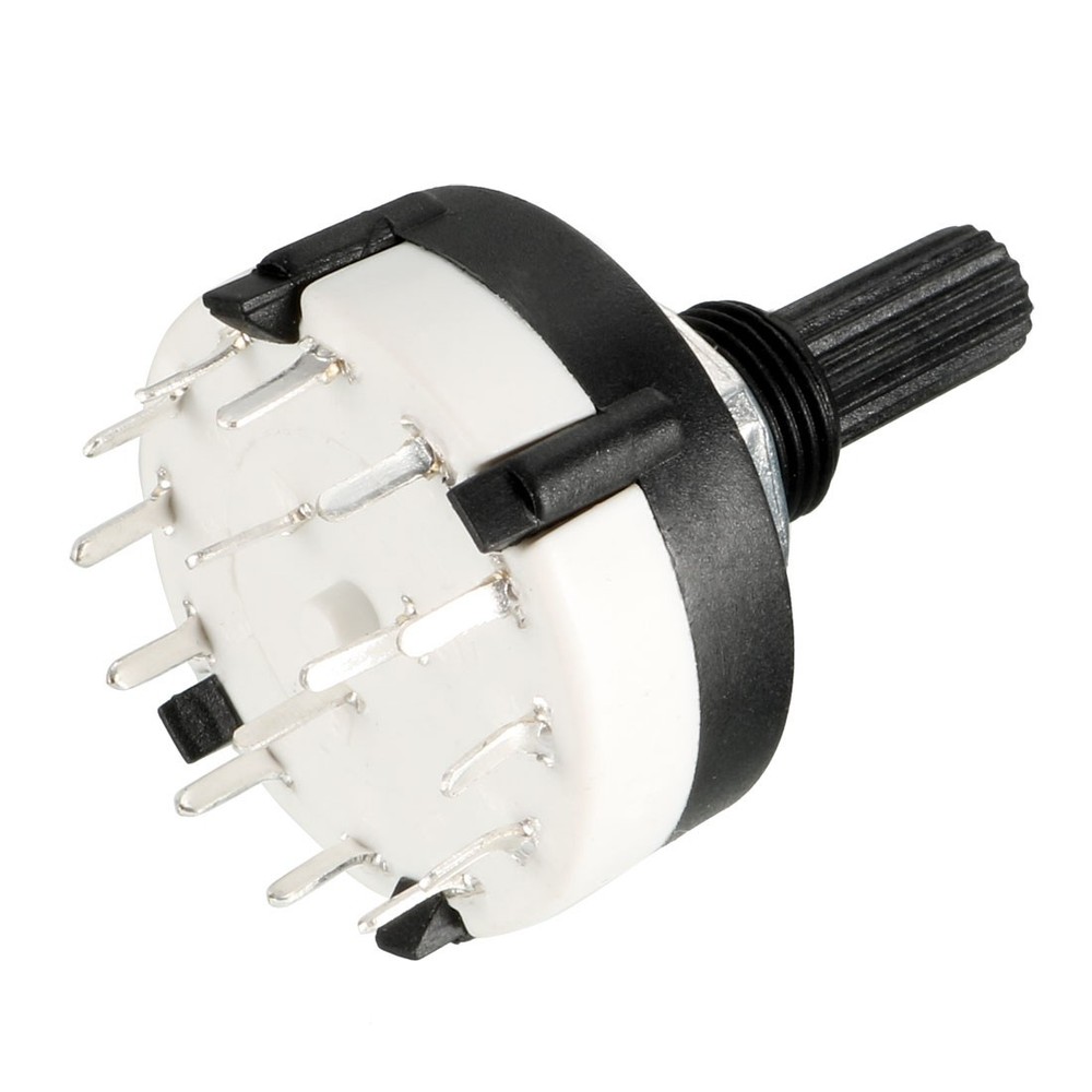 3P4T 3Pole 4 Position Rotary Selector Switch,Single Deck Band