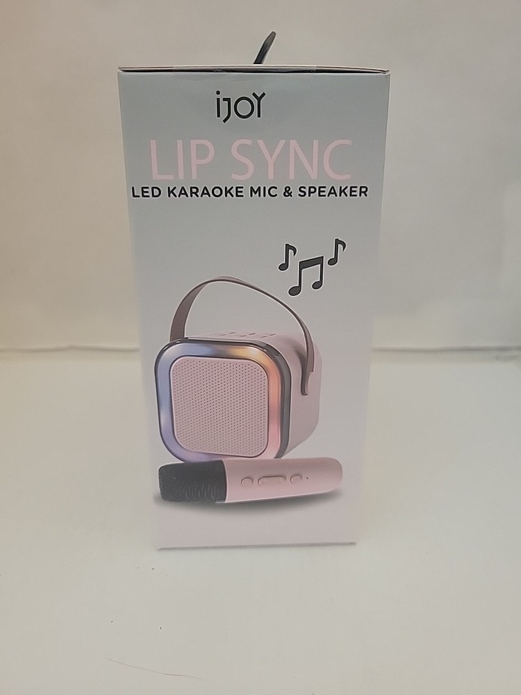 ijoy Bluetooth LIP SYNC LED Karaoke Mic &Speaker
