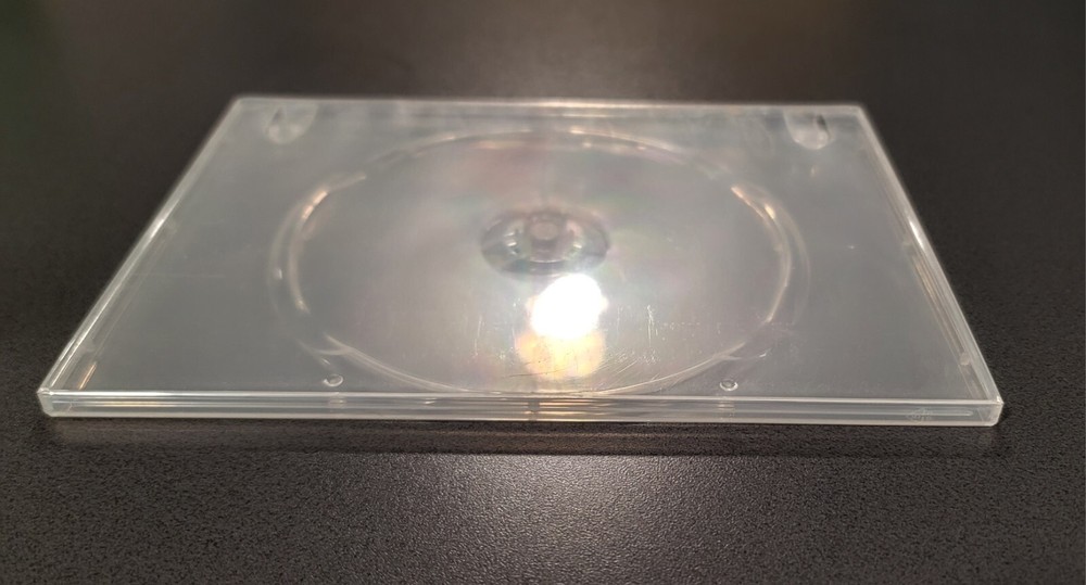 10 Single Slim Clear DVD Case 7mm Spine
