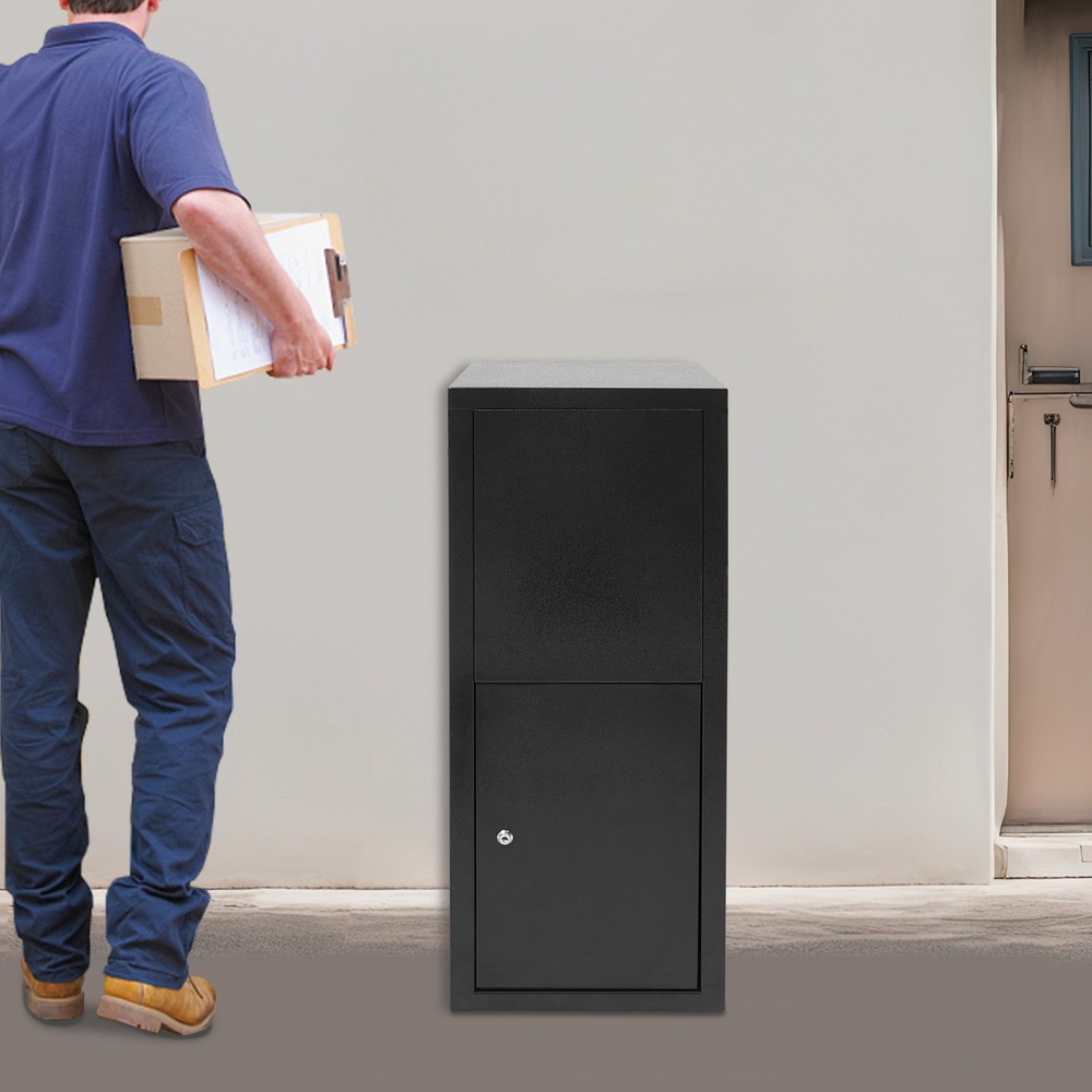 Parcel Drop Box Package Delivery Case Large Envelopes Mail Boxes with Key Lock