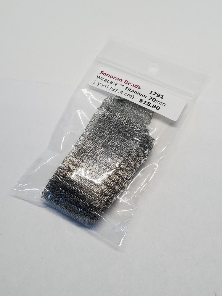Wirelace 20mm Titanium 1 Yard New
