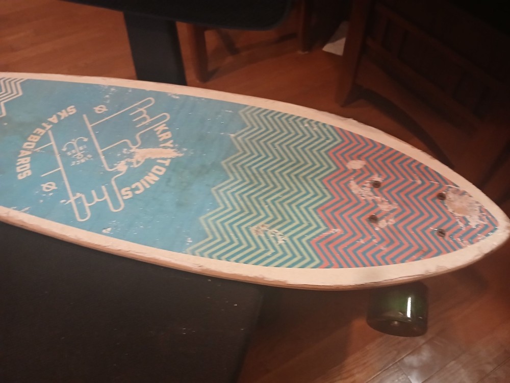 kryptonics 36" longboard cruiser skateboard