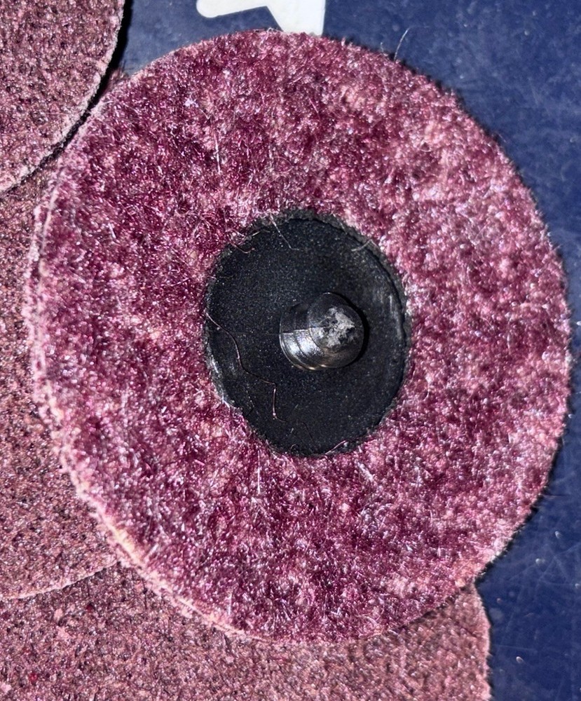 (25) Weiler 51534 - 3" Plastic Button Style, AO Medium Surface Conditioning Disc