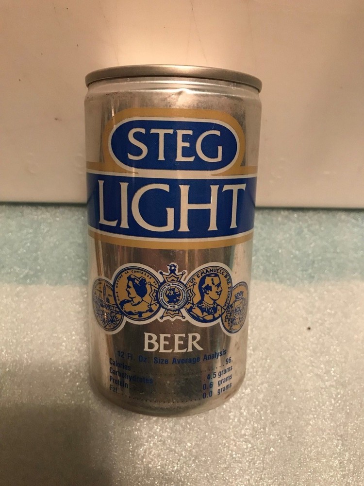 STEG LIGHT 12OZ. BEER CAN BANK. Pennsylvania