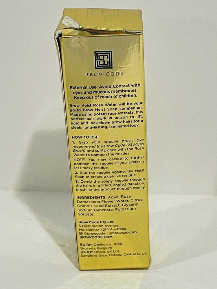 Brow Code - Brow Heist - Rose Water Spray - 1.01 fl oz/30 ml