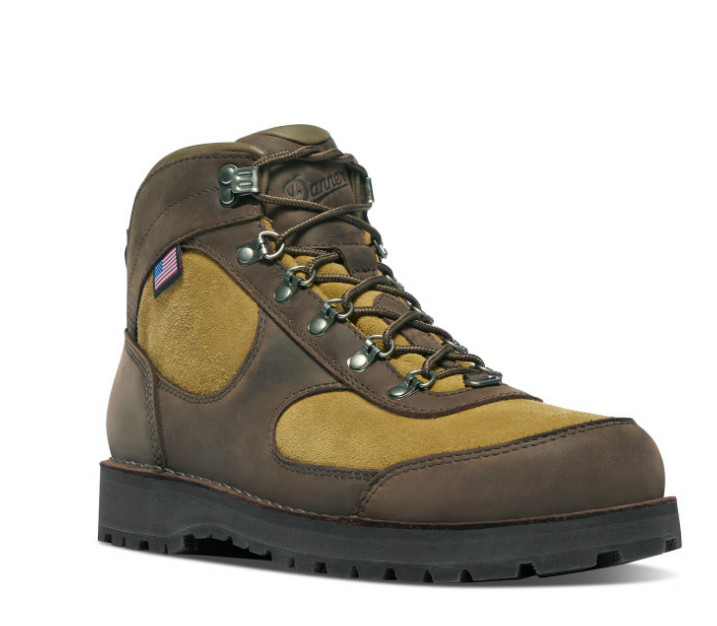 DANNER Men's Cascade Crest - Turkish Coffee/Moss Green, Medium (New)