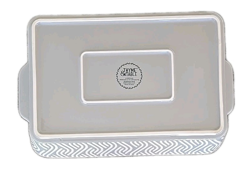 Thyme & Table ~ MADISON ~ Multi-Colored ~ 4 Quart ~ Stoneware ~ Large Baker