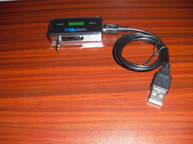 NEW   FM   TRANSMITTER  Model: LH-101  with  Charging cable