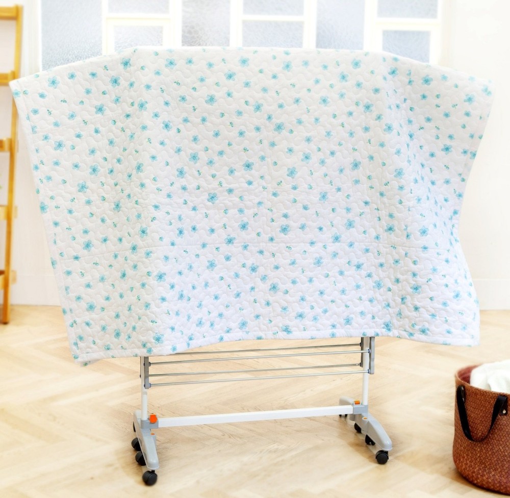 BDPV23 Foldable Rolling 3Tier Clothes Laundry Drying Rack with Stainless Stee...