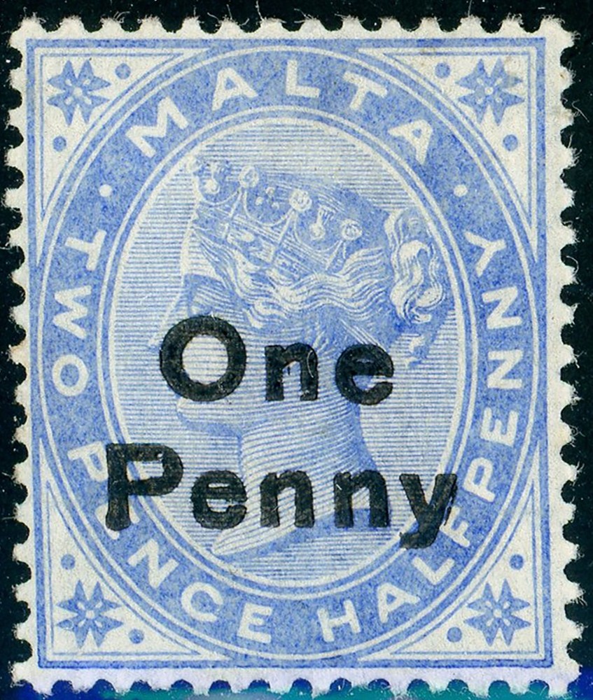 Malta  1902  Scott # 20  Mint Lightly Hinged