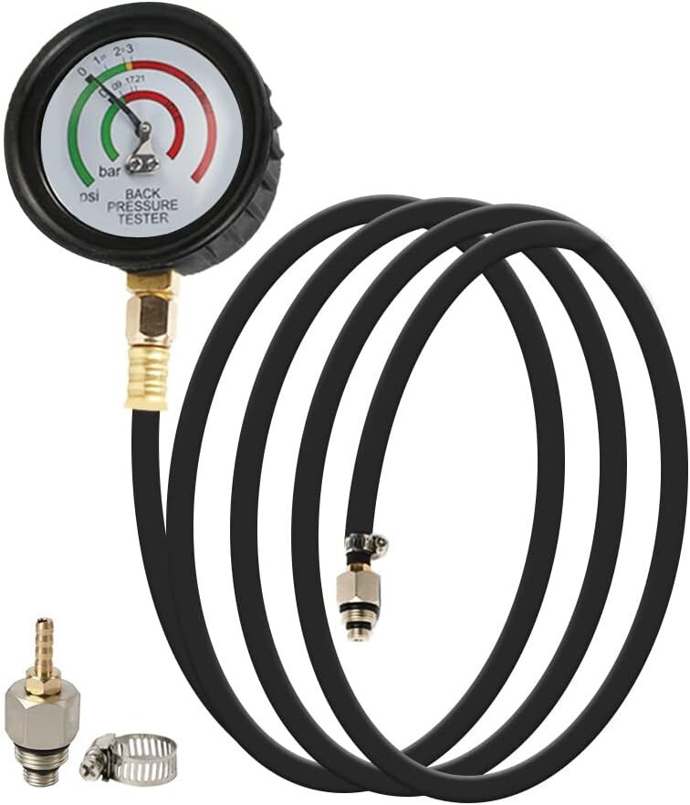 Auto Car Exhaust Back Pressure Tester Gauge Meter Diagnostic Test Tool Sensor