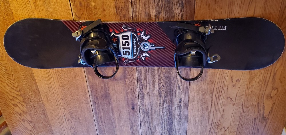 5150 snowboard with FF1000 Bindings Good Condition