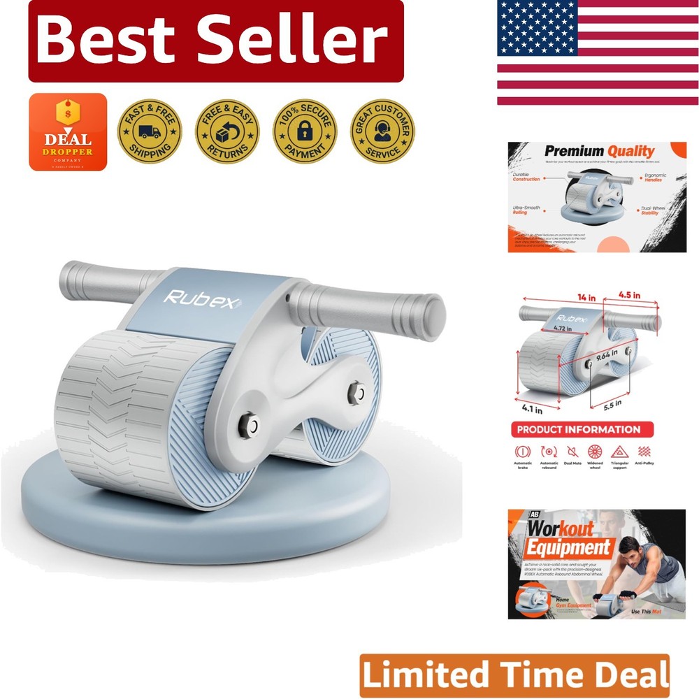 Rebound Ab Roller Wheel for Core Strength - Compact Home Gym Equipment