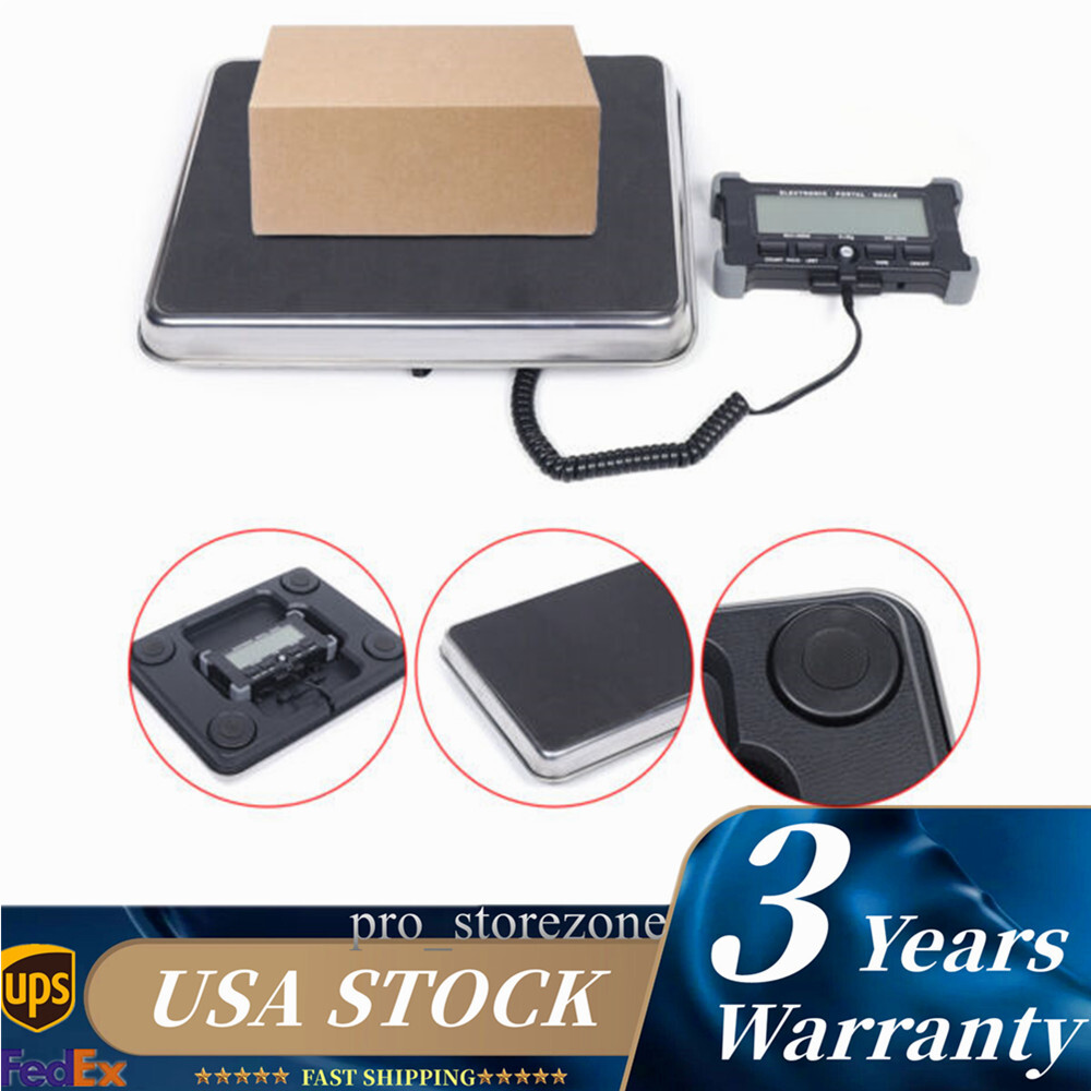 440Lbs Weight Shipping Postage Scale Digital Postal Scale Mail Letter Package US