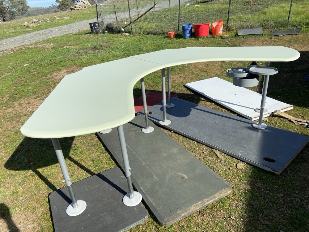 Vintage Herman Miller Resolve Workstations For Two